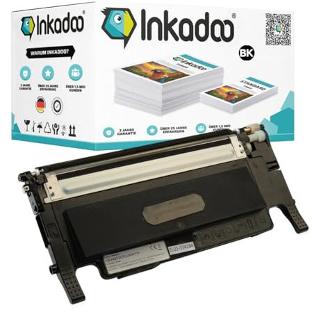 Inkadoo Toner für Samsung CLT-P4072C/ELS / P4072C CLX-3180 3185 FW 3185 CLP-325 Schwarz Tonerkartusche, Tonerpatronen, Drucker Toner