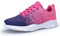 DAFENP Sportschuhe Laufschuhe Atmungsaktiv Leichte Turnschuhe Gym Fitness Sneaker für Herren Damen XZ747-M-pinkblue1-39EU