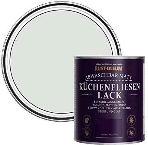 Rust-Oleum Grey water resistant Kitchen Tile Paint in Matt Finish - Library Grey 750ml