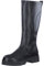MARCO TOZZI Stivali Alti Donna senza Tacco in Pelle Altezza Ginocchio, Black, 39 EU