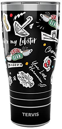 Tervis Friends Collage Thermobecher, 3-wellig, 850 ml, Edelstahl