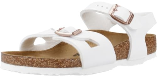 Birkenstock Rio Kids 1024374 Weiss Weiss Mädchen Sandalen Mädchen Schnallen 26