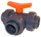 Vanne 3 voies PVC pression en T Ø 63 mm - Fitt