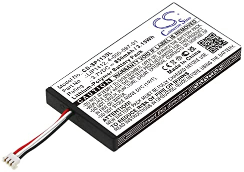 TECHTEK Batteries Compatible avec [Sony] PSP GO, PSP-N100, PSP-NA1006 remplace 4-000-597-01, pour LIP1412