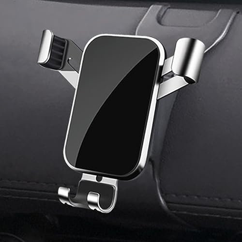 ORDALI Handyhalterung Auto für Audi Q3 2013 2014 2015 2016 2017 2018,Handyhalter 360° Drehbar telefonhalter EIN-Knopf-Release Autohalterung Handy für iPhone Android,C-Silver