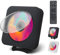 Canareen CD Player Bluetooth, Tragbar CD-Player mit Lautsprecher, Frontanzeige FM Radio CD Spieler Eingebaute, unterstützt AUX/USB, Timer,Kopfhörerbuchse für Geschenk,Zuhause, Kinder, Schwarz