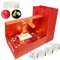 YeahBoom Geschenkbox Mit Schleife,Kiste+Tasche+Farbband+Licht,Magnetische Geschenkbox,Geschenkschachtel,Geschenkbox mit Deckel,Geschenkverpackung Box mit Band,Geschenkkarton Für Geschenke,Valentinstag