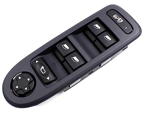 AYEXO Auto Fenster heberknopf Schalter Für Peugeot 308 2007-2012 5 Door Hatchback Wagon-96644915,Auto Haupt Fenster Hebebühne Schalter Auto Teile