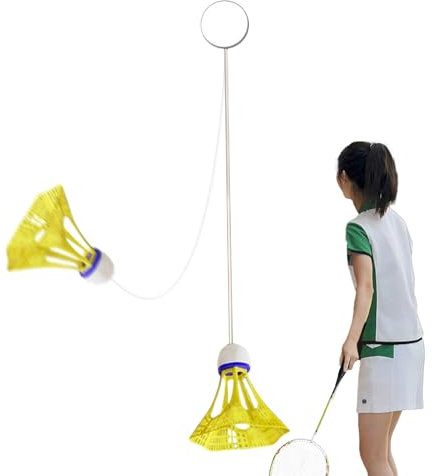 Meindin Indoor Badminton Trainer Set, Study Badminton Single Training Tool