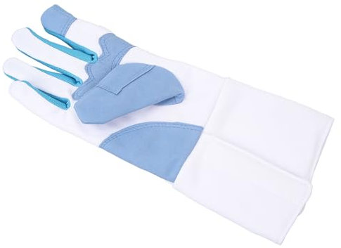 Fechthandschuhe für Florett Degen und Säbel, gestrickter Stoff waschbar Fechthandschuh professionelle Fechtausrüstung, Fäustlinge für das tägliche Fechtkampf Training (M)