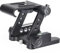 Z-Flex Tilt Tripod Head-INNOREL ZH9 CNC Aluminum Alloy All Metal Flexible Folding Z Pan with 1/4 and 3/8 Screws, Max Load 11.0lb/5kg with Adjustment Knob for Canon Nikon Sony DSRL Camcorder Slider