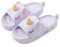 Sandali Unicorno. Ciabatte Piscina Antiscivolo. Pantofole estive. Zoccoli Sabot Impermeabili (Slide Lilla, Sistema Taglie Calzature EU, Bimbo (0-5 Anni), Numero (Range), Media, 26, 27)