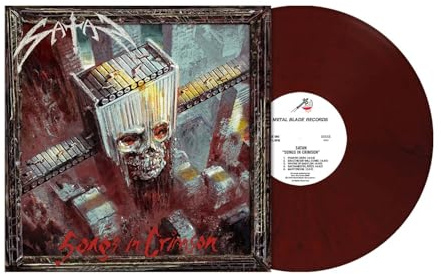 Songs in Crimson (Dark Crimson Red Marbled)