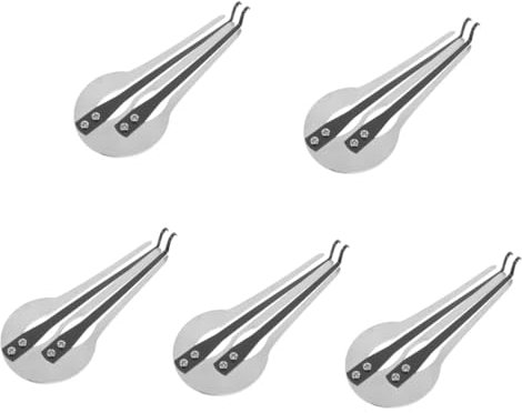 ibasenice 5St Mundharmonika nationale Maultrommel Mund Musikinstrument Maultrommel aus Metall Maultrommelmaul nationales Harfeninstrument nationales Musikinstrument Legierung Silver