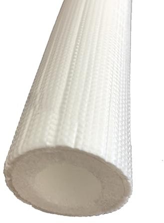 Isolation de tuyaux en Mousse, Tube D'isolation de Tuyau, 16/20/25/32mm diamètre intérieur, Tuyau D'isolation Antigel D'extérieur, pour Climatisation/Tuyau d'eau De Chauffage(Blanc,16mm)