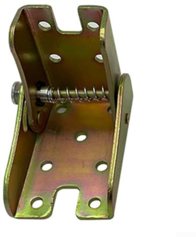Lot de 10 charnières pliantes autobloquantes à 90 degrés pour canapé-lit, support d'extension de table, quincaillerie pour pieds de meubles (doré)