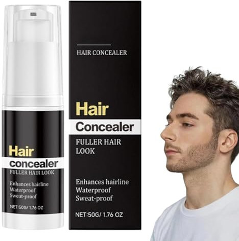 Hair Fillup Hair Concealer, 50g Di Correttori Per Capelli A Lunga Durata, Correttore A Prova Di Sudore Per Coprire I Capelli Sciolti, Polvere Per Attaccatura Dei Capelli Portatile Per Uomini E Donne