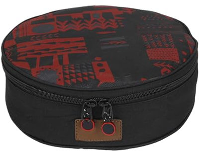 Camping-Geschirr-Organizer, wasserabweisende Utensilien-Aufbewahrungstasche, runde Kochgeschirr-Tasche, 23 cm, kompakt und tragbar, ideal für Mahlzeiten im Freien, Picknicks, Familienfeiern