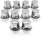 Radschrauben,Radmuttern,Radbolzen Passend for Ford Fiesta Mondeo C-Max Focus MK1 MK2 MK3 ST RS. 10 Teile/los Radmuttern aus legiertem Stahl M12x1.5 19 MM Bolzen Radbolzen Reifenmutter
