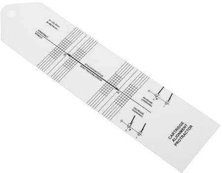 TOYANDONA Plattenspieler-tonabnehmer-winkelmesser Plattenspieler-kalibrierungswerkzeug Nadellehre Für Plattenspieler Werkzeug Ausrichtung Des Tonarms