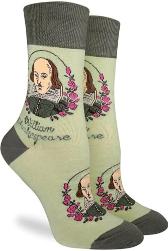 Good Luck Sock Calcetines de bandera americana para mujer, Shakespeare, Altoa única