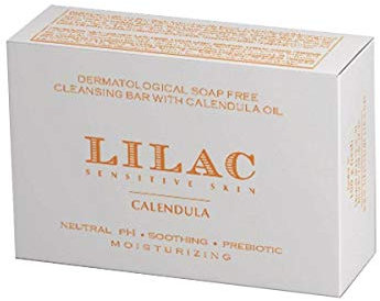 Lilac Calendula Dermatological soap free Cleansing Bar Seife ph-neutral paraben-free 100 gr.