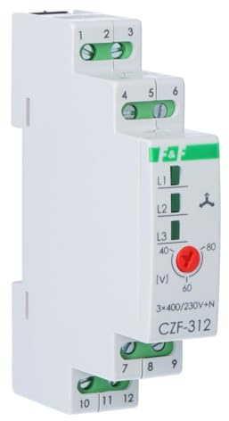 Absperrrelais und Asymmetrie Phasenrelais 5A 1Z1R ohne Verzögerung 0,2sek 40-55V CZF-312 f&f 5908312593140