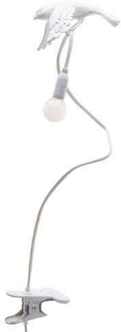 Seletti Sparrow-Taking Off USB Resin Lamp with Clamp | Lampada USB con Morsetto Sparrow Taking – Seletti Art. 15311Un tocco di creatività e design sulla tua scrivaniaLa lampada U