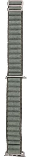 PETER JÄCKEL Watch Band für Apple Watch Ultra 49mm/ Watch 45/44mm (Series 4-9)/ 42mm (Series 1-3) Carabiner Green