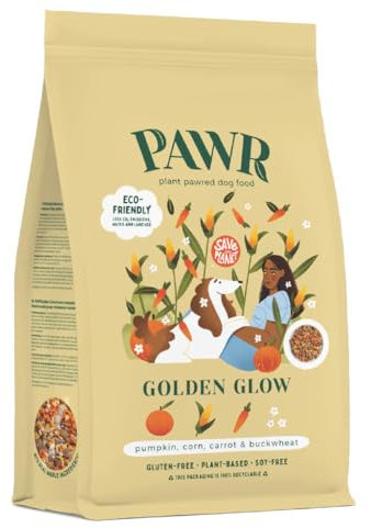 Pawr Plantaardig hondenvoer Golden Glow Wortel / Mais / Pompoen / Boekweit-750 GR