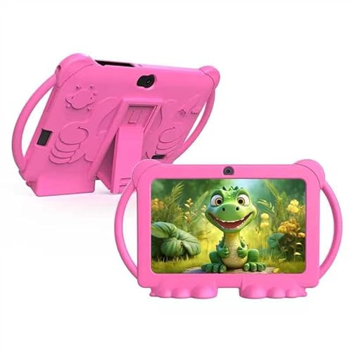 Kids Tablet 7 inch for Girls Boy Android Tablets for Kids, 4GB RAM 32GB ROM Toddler Tablet, WIFI Bluetooth, Safety Eye IPS Screen, Parental Control, Dual Camera Shockproof Case for Educational Games