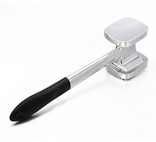 SMBAOFUL Meat hammer Large Meat Tenderizer Mallet Tool, Manual Hammer Pounder For Tenderizing Chicken Steak Pork&Veal, Non Slip Handle for