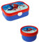 Mepal | Kinder Obst- und Bento Box | Campus meets Fruits | Spülmaschinenfest & BPA-frei | 300 & 750 ml | Mit Fächern, Gabel & Clip-Verschluss | Perfekt für Snacks & Mahlzeiten | Spiderman