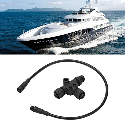 Per cavo NMEA 2000, filo M12 a 5 pin IP67 impermeabile di grado marittimo cavo NMEA 2000 con connettore a T 5 pin 0,5 M per reti