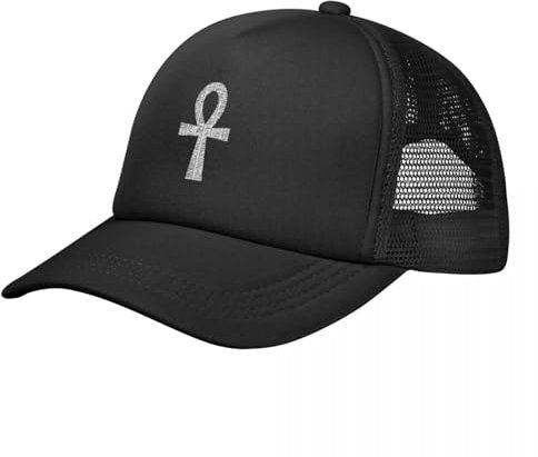 ZTQTQZZ Atmungsaktiv Mesh Baseball Kappe Sporthut Ankh-Symbol Ankh Altägyptisches Symbol Hieroglyphen Baseballkappe Thermovisier Snapback Cap Kappen für Damen und Herren