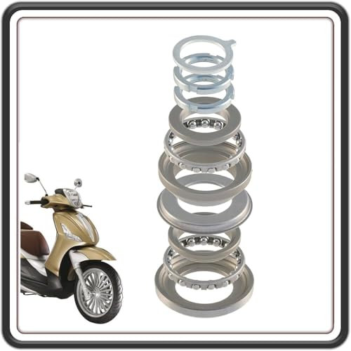 GRUPPO SERIE RALLE CALOTTE STERZO FORCELLA PER PIAGGIO DIESIS 125 - DIESIS 250-300 ORIGINALE PIAGGIO.
