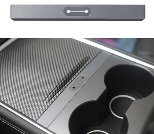 Tesheer Porte-câble de charge pour 2021 2022 2023 2024 Tesla Model Y 2023 Model 3 Organisateur de câble de charge USB à port unique pour console centrale pour accessoires intérieurs Tesla Cadeaux pour