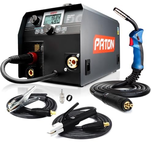 PATON StandardMIG-200 – Multifunktion Schweißgerät 3-in-1 für MIG/MAG, MMA, TIG LIFT, Schweißgerät 230V, Halbautomatisches Schweißgerät mit Schutzgas, MIG MAG Schweißgerät