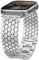 TOYOUTHS Compatible with Apple Watch Strap 41mm 40mm 38mm 42mm Women, Dressy Honeycomb Metal Strap Designer Silver Link Bracelet Wristband for iWatch Series 10 9 8 7 6 5 4 3 SE 2 1