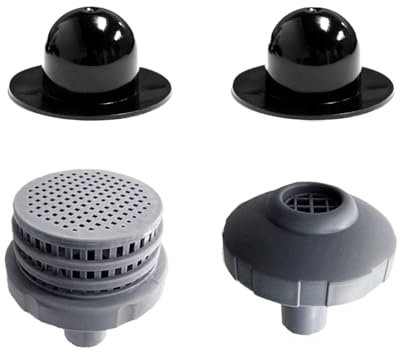 Lpsdssre Buse de Refoulement pour Piscine,Kit De Vanne À Piston pour Piscine - Accessoires De Maintenance pour Spa Ventilation Été Extérieur Jardin Terrasse
