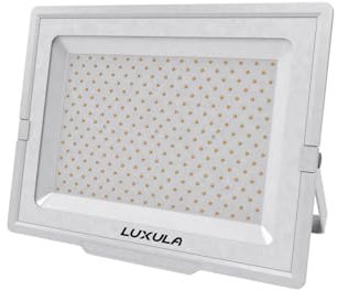 LUXULA LED Strahler Außen, 300W, 4000K Neutralweiß, 30000lm, IP65 wasserdicht, Außenstrahler Fluter, Aussenleuchte Scheinwerfer, LED Außenbeleuchtung für Garten, Einfahrt, Garage, Terrasse, Weiß