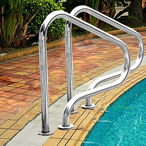 Barrière de piscine, Poignées de sécurité en acier inoxydable 304, rampes de piscine faciles à assembler