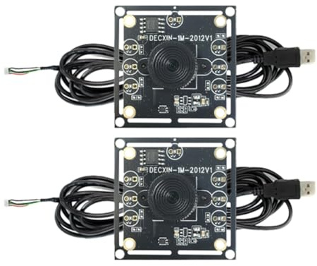 Koolenry New 2Pcs 100 Degree Camera Module 1MP OV9732 1280x720 USB Free Driver Manual Focus,with 1 Meter Cable for WinXP/7/8/10