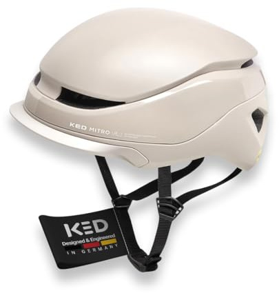 KED Mitro UE-1 Helm Für E-Bike, City & Pendler | Urban Fahrradhelm Mit MIPS, BOA-System & Belüftung | NTA 8776 Zertifiziert | Farbe: Ash Matt, Größe: 52-58 (M)