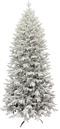 Albero Lapponia Innevato Artificiale Decorazioni Natale (H 240)