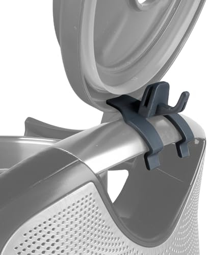 KochSync 2-in-1 Set: Deckelhalter & Messbecher für Thermomix TM6 & TM5 – Praktische Deckelaufbewahrung am Gerät + Präzisions-Messbecher mit Spritzschutz