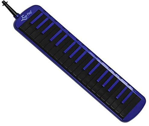 Ever Play Melodica schwarz/blau, 37 Tasten, inkl. Etui