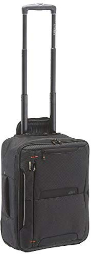 Gabol - PILOTO | Dokumententasche mit Rollen, 34 x 46 x 18 cm, Schwarz