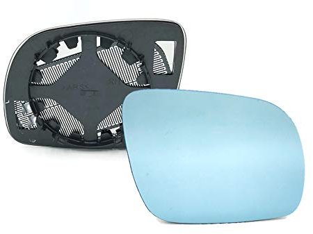 HZ-DESIGN Spiegelglas Blau Rechts beheizbar konvex kompatibel mit VW Golf 4 IV + Variant 08/96-10/03