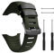 ANBEST TPU Ersatzbänder Kompatibel mit Suunto Core Armband, TPU Sportarmband Erstatzband Uhrenarmband für Suunto Core (Armee Grün)